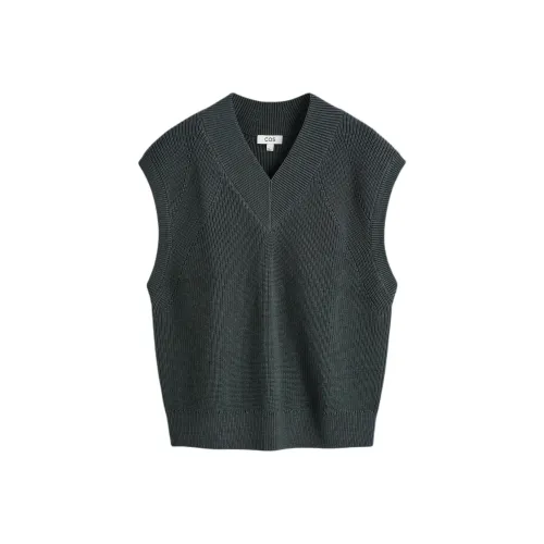 COS Темно-серый зеленый мужской топы без рукавов