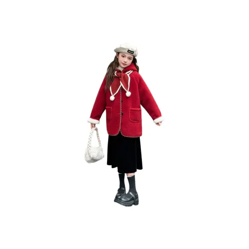 M JBABY Red KIDS Шерстяное пальто