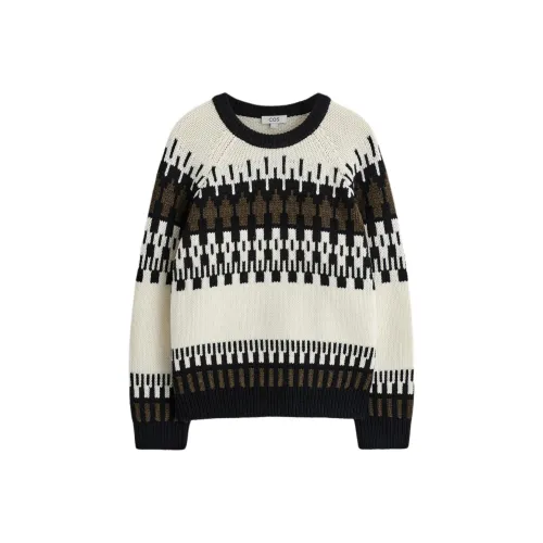 COS Кремовый Черный Коричневый Мужской Трикотаж