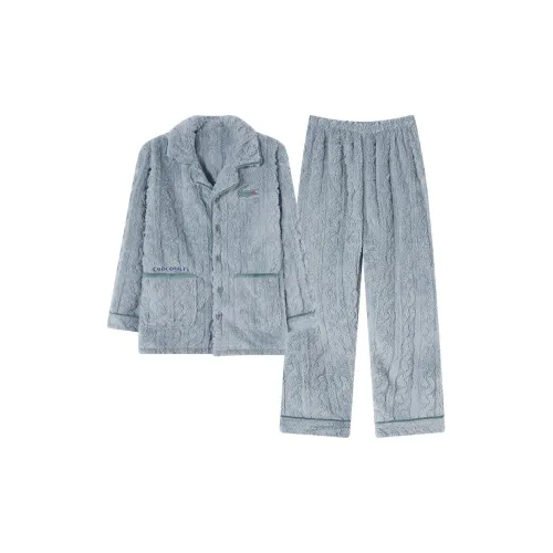 FENTENGCARE Светло-синий Мужской Пижамный комплект