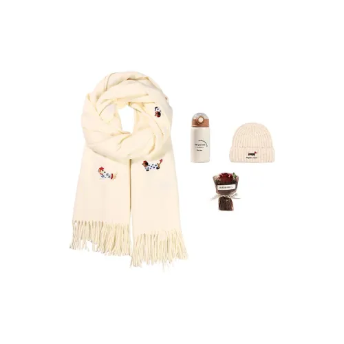 HEXUAN Полиэстеровый трикотаж Шарфы Женские