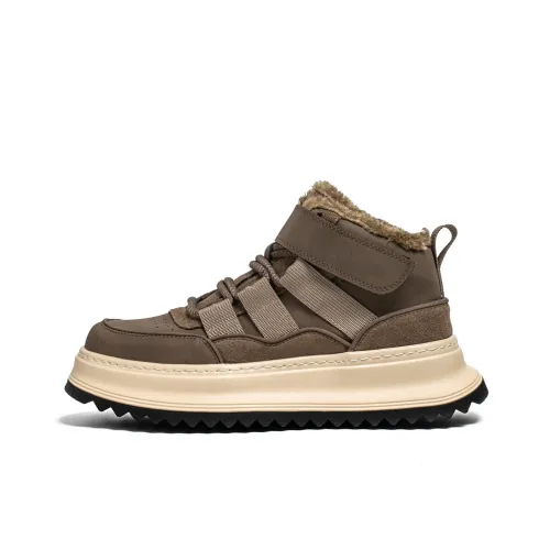 DINGGU Высота Увеличивающие Устойчивые к Износу Противоскользящие MID Топ Скейтборд Кроссовки Мужские