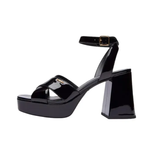 COACH One Ремешок Сандалии 8,9 см Женские Черные