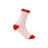 Карпово-красный, полное сердце с принтом