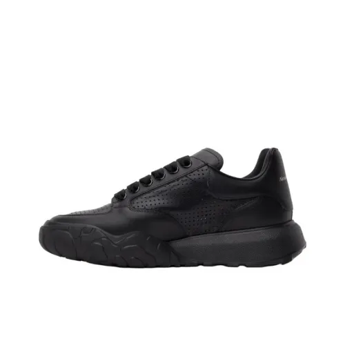 Alexander McQueen Court Trainer Low Топ Повседневная обувь Мужская Черная