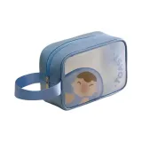 Центелла Синий-Двойной Портативный Прозрачный-Маленький