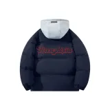 Темно-синий с красным текстом (серый капюшон)