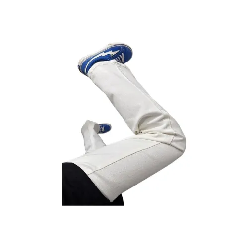 GMTK Белый Полуэластичный Пояс Мужские Джинсы