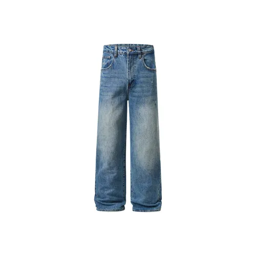 Xiyue Нежно-голубой Мужской Джинсы