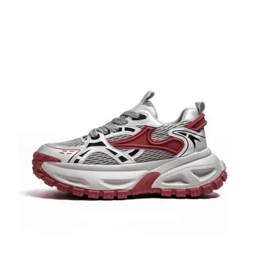 DINGGU Амортизация Устойчивость к истиранию Низкий Топ Кроссовки с толстой подошвой Мужские