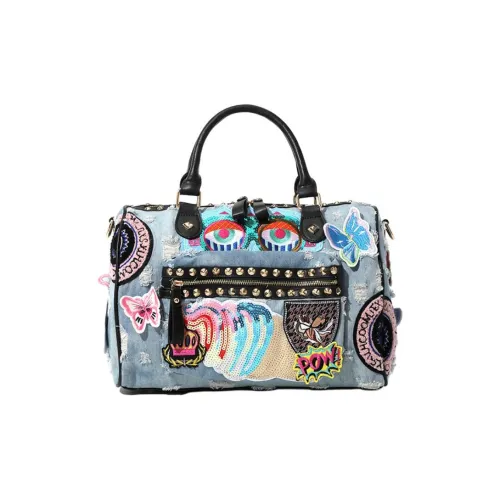 MASTER CANVAS Бостон Сумка Сумка через плечо Ручная сумка Женская Светло-синяя Черная Темно-синяя