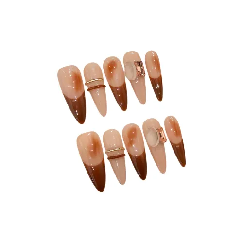 Yun Yue Joe Очень Прохладный False Nail Острый Тип Стиль Майярд Градиентный Матовый