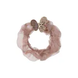 Розовая масляная капля, бабочка, резинка для волос