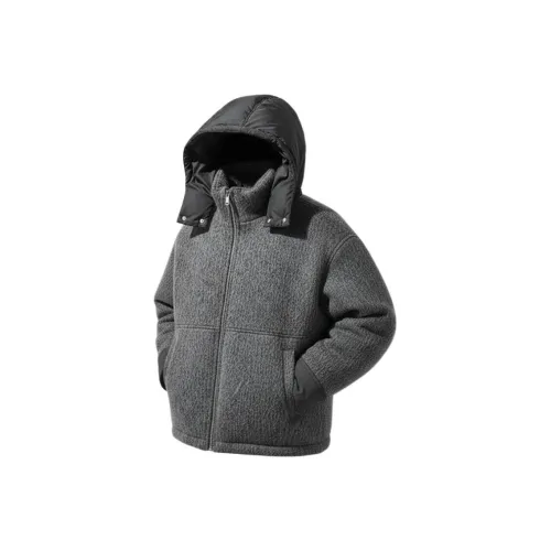 ZIRUNGE Серый Унисекс Пуховики