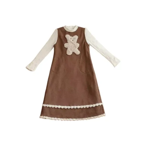 MA JOURNEE Длинное платье с длинными рукавами женское