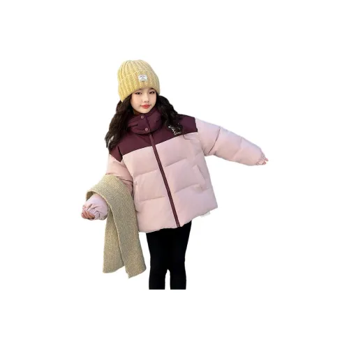 7 SEVFUN Повседневный хлопковый пуховик зимний розовый для подростков