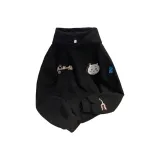 Черный с флисовой подкладкой