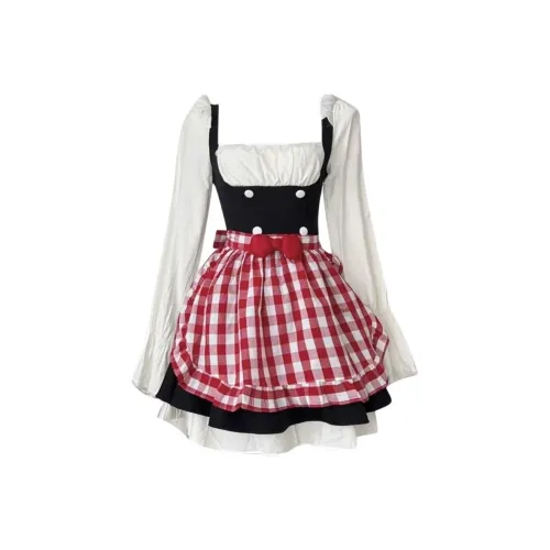 VKXOW Длинное платье с длинными рукавами женское