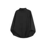 Черный (с флисовой подкладкой и утепленный)