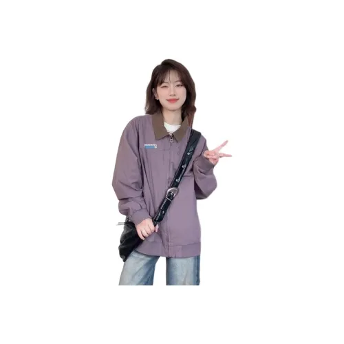 Cotton Gene Фиолетовый Женские Куртки