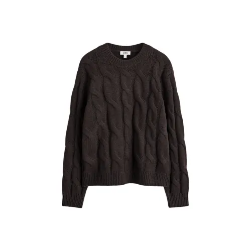 COS Темно-коричневый Мужской Свитеры