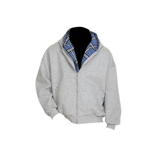 YIWANSHIDUO Серый [Элегантный Универсальный Стиль] Унисекс Свитшоты