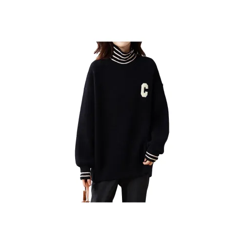 Mapping Черный Женский Свитшот