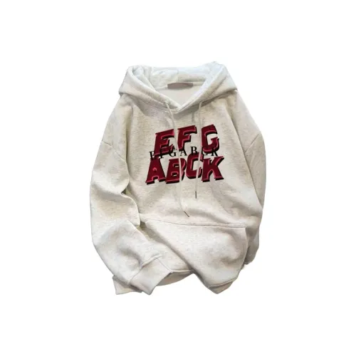 NRXX Белый Серый Тонкий Унисекс Свитшоты