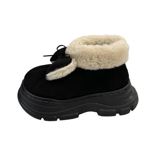 Wuji Термический Slip-resistant Короткие Снежные Ботинки Женские