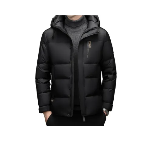 DKRVT Черный [Упаковка Включена] Мужские пуховики