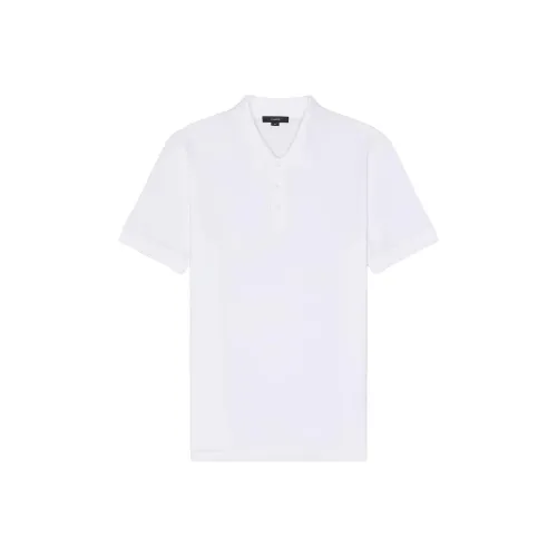 VINCE Белая Мужская Поло