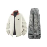 Двусторонний топ хаки + серые штаны