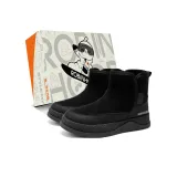 Черный с флисовой подкладкой