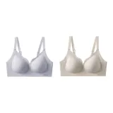 Пыльно-голубой + Кремово-абрикосовый