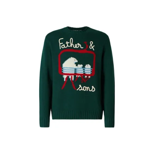 MC2 Saint Barth Зеленые Мужские Свитера