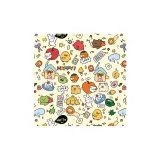 Многоцветный, иллюстрация, граффити, стиль, 55 см * 55 см