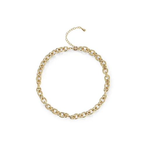 Retro Chic Ожерелья из латуни с золотым покрытием Женские