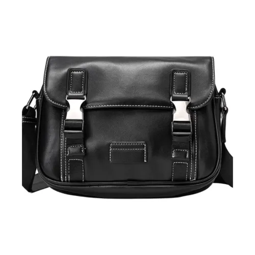 VIHUS ПУ (полиуретан) Сумка через плечо Стандартная Мужская Черная