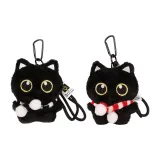 [Черный Белый+Красный Белый] Шарф Маленький Черный Кот-Шнурок Стиль Позиционирование