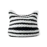 Черный и Белый ⭐️ [Шляпа в виде уха котенка]