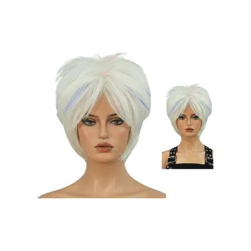 QIJIEHUANGHOU COS Кейтлин Короткая Перука