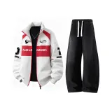 Белый топ+черные брюки