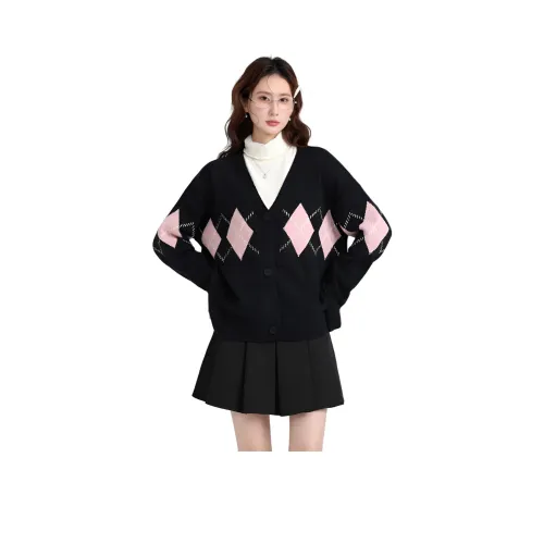 ЮЙЧЖАОЛИНЬ CZ04# Черный Женские Свитера