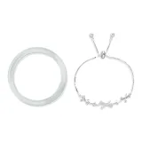 Браслет Ping An longevity Замок + Набор браслетов с бабочкой