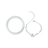 Браслет Ping An longevity + Набор браслетов Абрикос