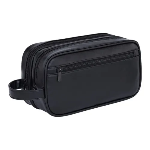 KEMAIDE Премиум PU кожа Большая емкость Двойной слой Для путешествий на открытом воздухе Чемодан Портативная Сумка