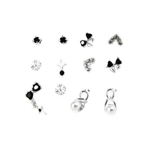 FENGQIYUAN Сплав Серьги-гвоздики Женские