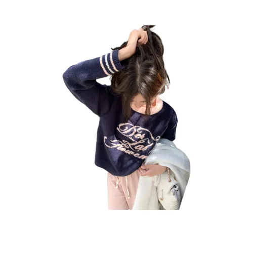 Langqing Темно-синий Синий Бесплатно Langqing Бренд Velcro Женский Трикотаж