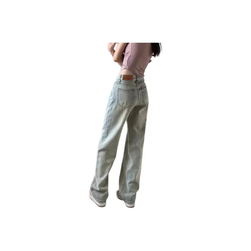 SINKACME Ностальгический синий Женские джинсы