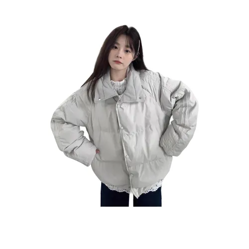 BABUGGE Светло-серый Женский пуховик